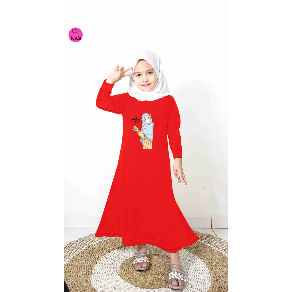 Gamis Anak Perempuan DTF Muslimah Cute CKids