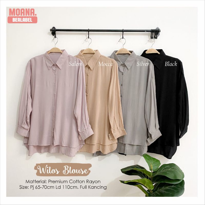 Kemeja/Blouse Wanita Wilos+Vade Blouse Original Moana