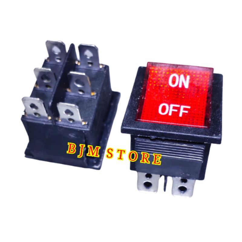 Saklar Switch Lampu Besar 6Pin ON -OFF 6 Kaki