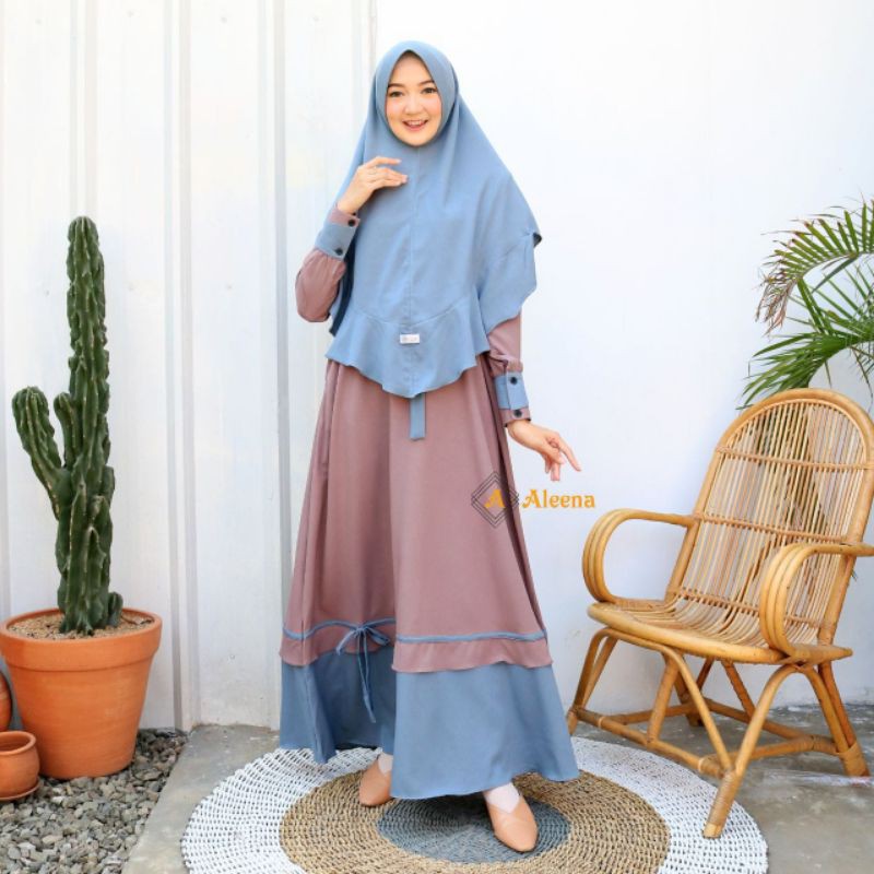 OPEN PO GAMIS SYARI ZAARA SERIES BY ALEENA MOSLEM WEAR