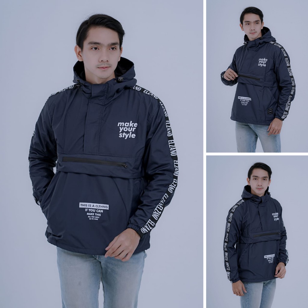 Elzano Make Your Style Cougle Jaket - Jaket Parasut Pria