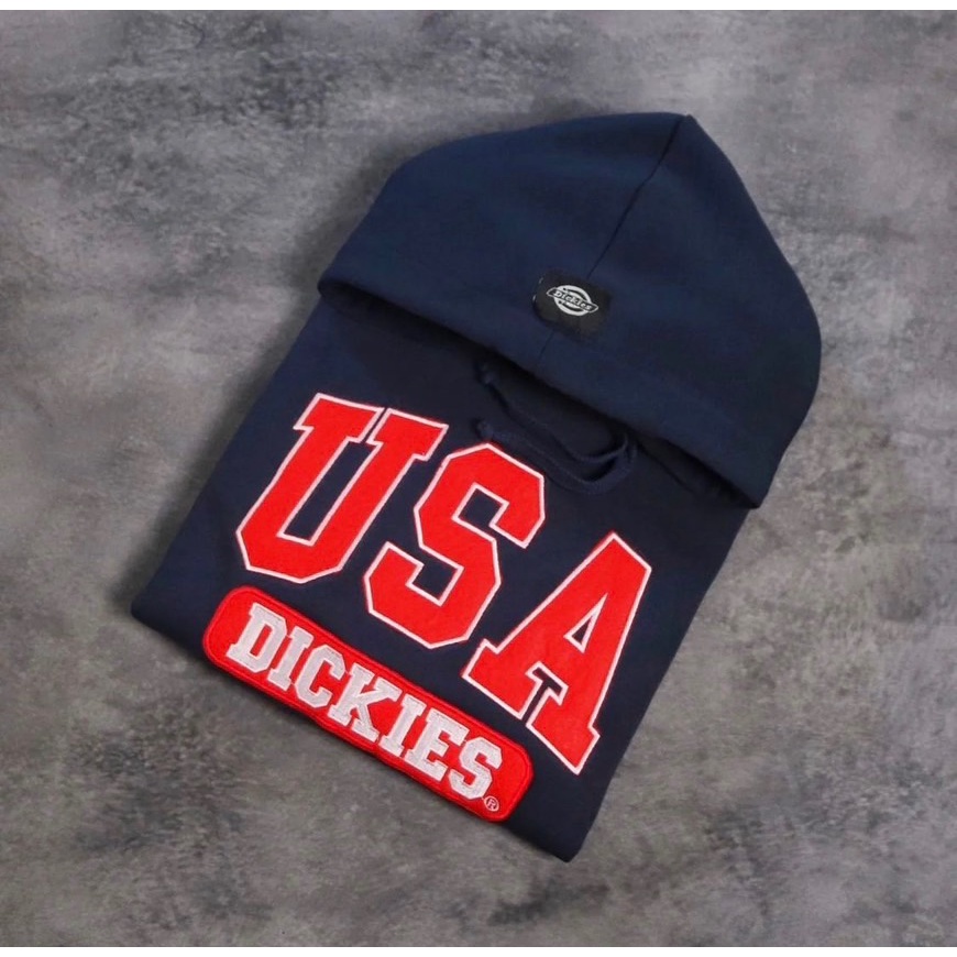 Hoodie DICKIES USA RED Sweater Premium/ Sweater DICKIES USA RED