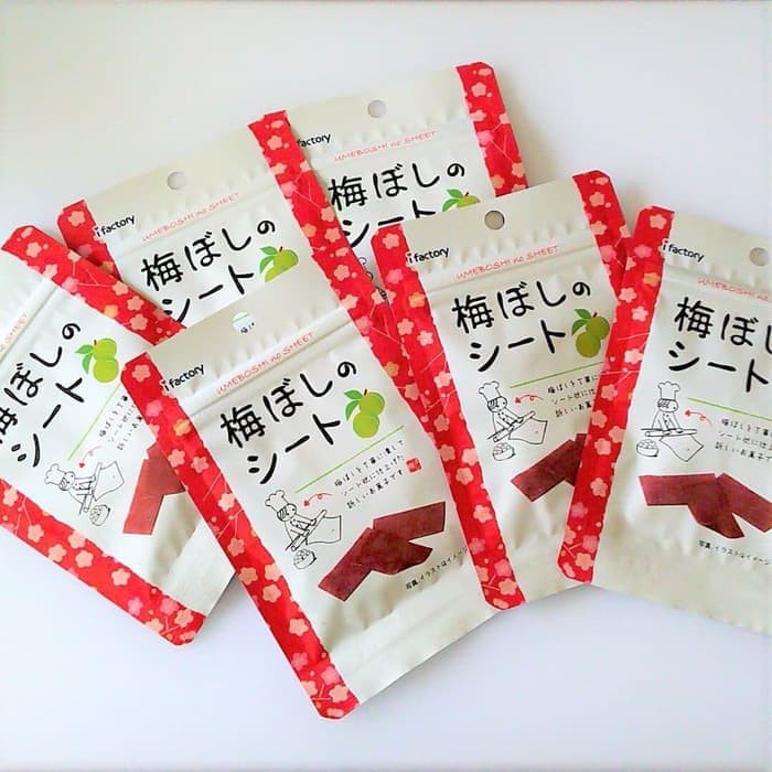 

Umeboshi No Sheet Sachet Japan/ Manisan Plum / Snack Jepang / Kiamboi