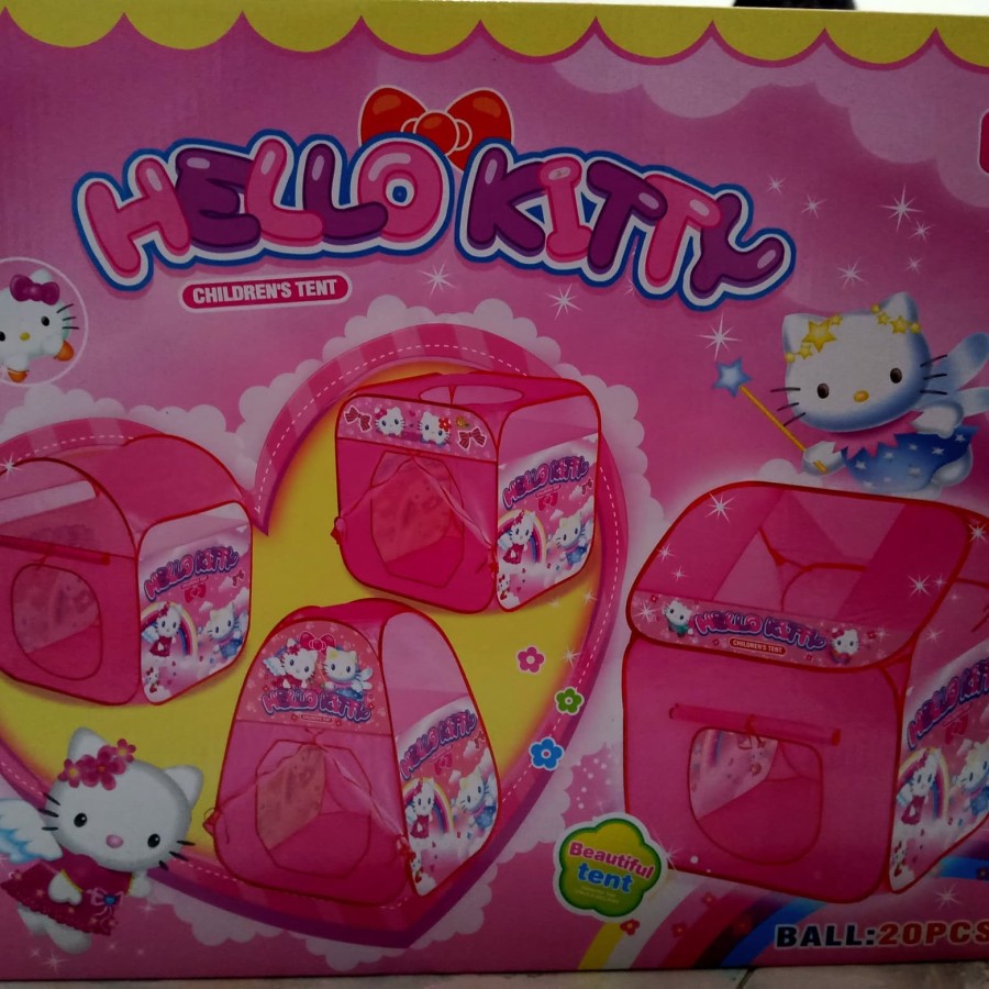 tenda anak anak hello kitty
