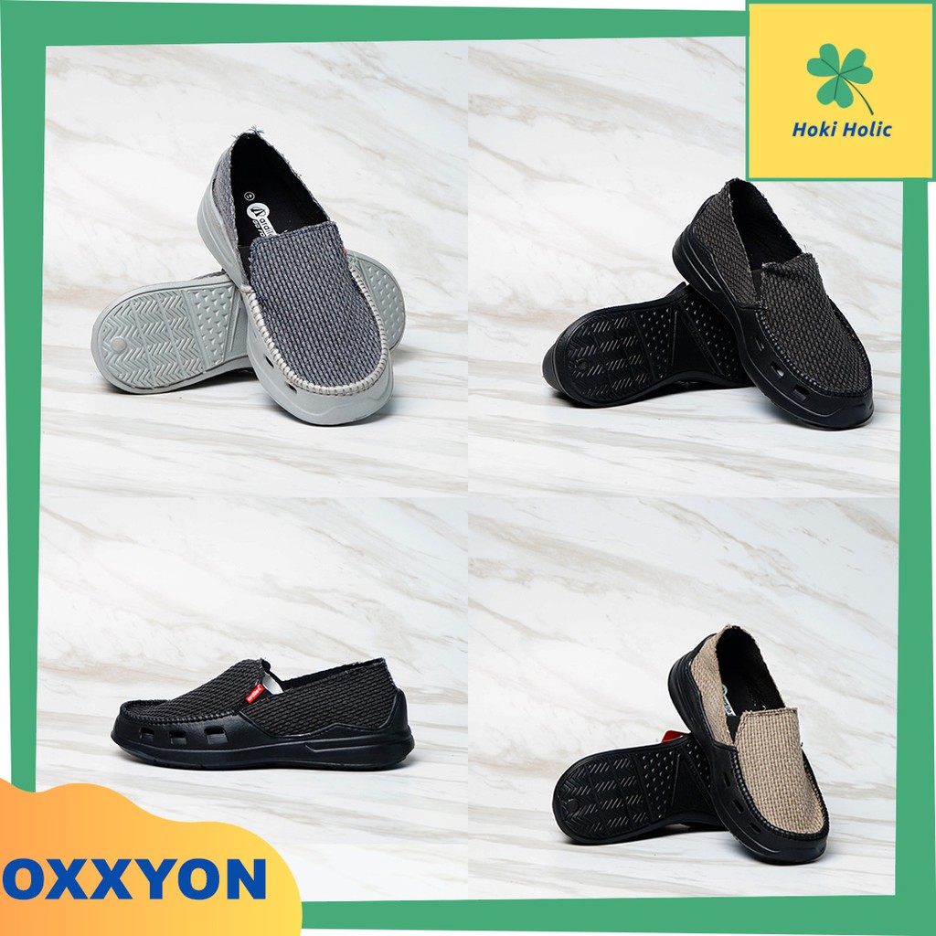 SEPATU ARDILES PRIA OXXYON ORIGINAL - NEW SLIP ON PRIA ARDILES OXXYON HITAM /BIRU/COKLAT