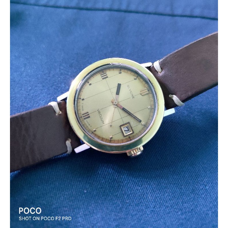 Jam tangan vintage Glycine Two Toned 60's Automatic