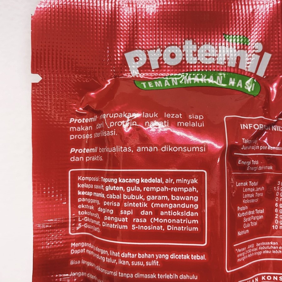 PROTEMIL Teman Makan Nasi Low Kalori - Netto 30 Gram