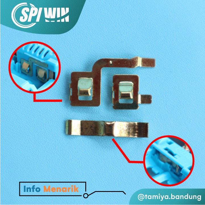 TERMINAL ON OF GEARBOX TAMIYA S1 SUPER 1 SILVER SET  MINI 4WD SPEED SLOOP