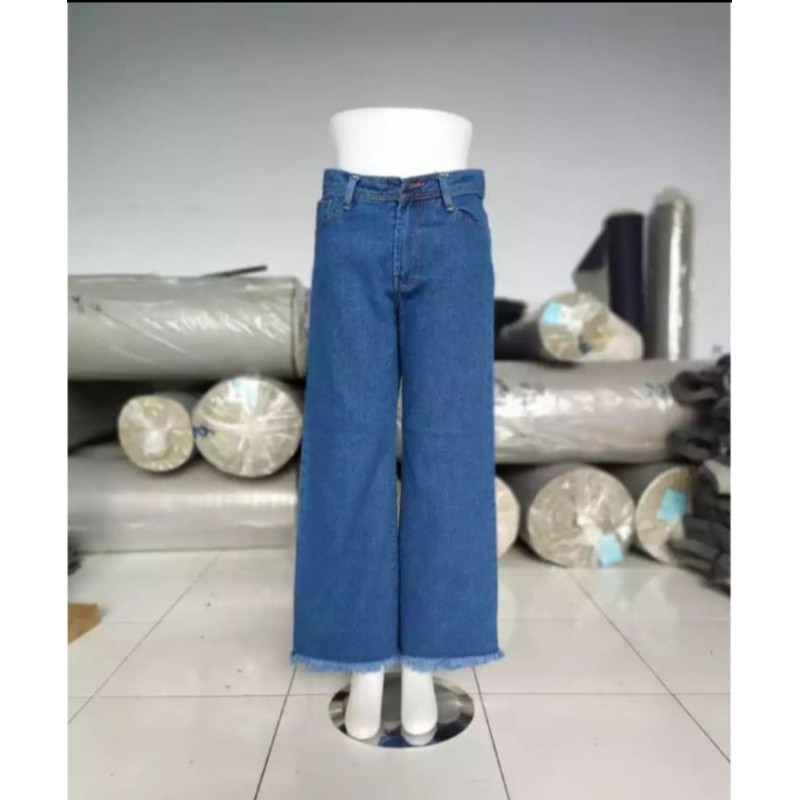 KULOTJEANS HIGHWAIST KULOT JEANS CELANA PANJANG WANITA JEANS WANITA CELANA KEKINIAN