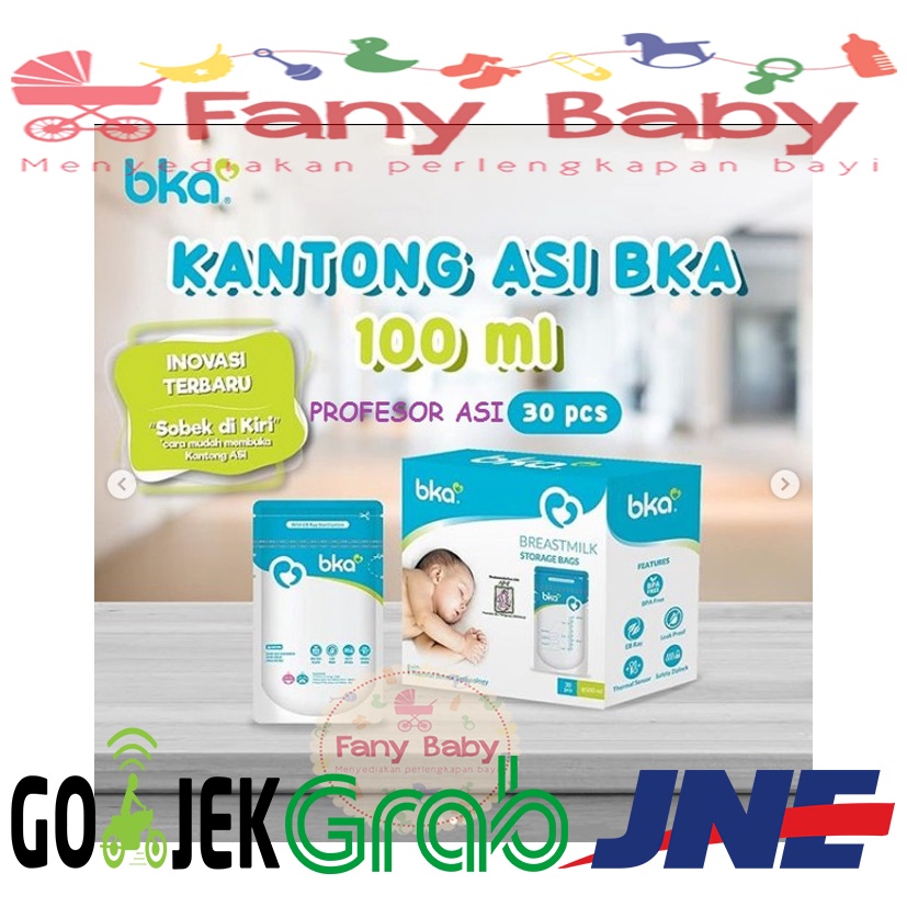 BKA BREASTMILK STORAGE BAGS [ 100ML ISI 30PCS ]