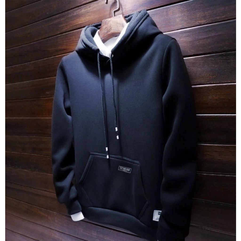 Switer Hoodie Pria Polos Ukuran Jumbo XXL - 3XL /  Hoodie Cowok Distro Original