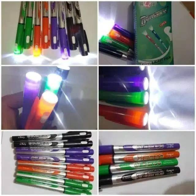 Pulpen lampu led pulpen senter Brilliance