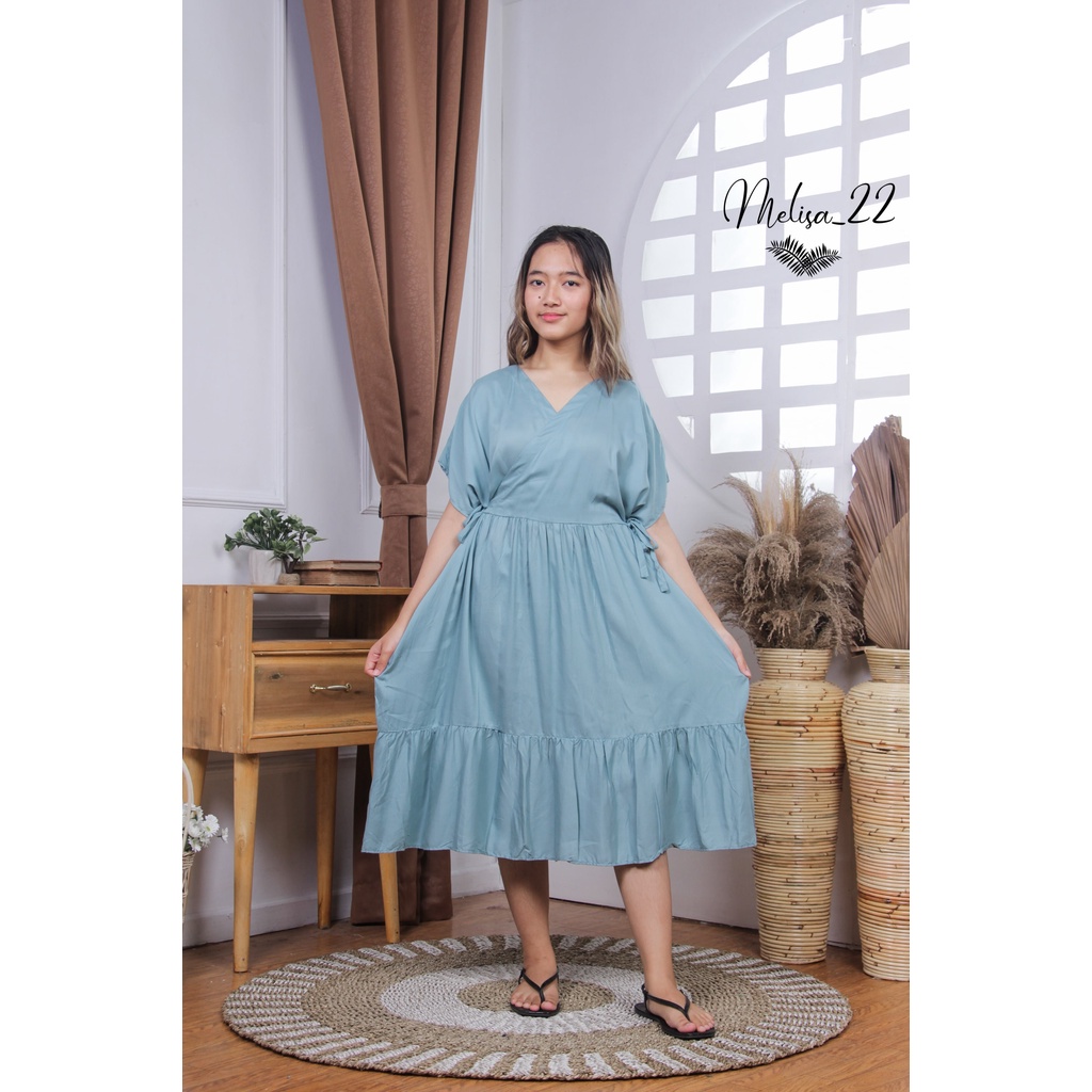 Daster Kimono Ruffle||Daster Kimono Polos||Daster Kimono Pendek Rayon Busui Kekinian||Daster Kekinia