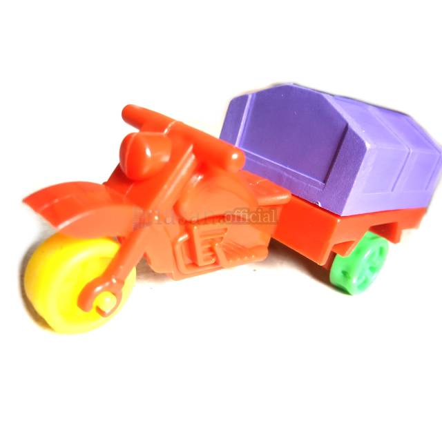 Mainan Motor Beca | Tossa Gerobak becak bentor Plastik Grosir