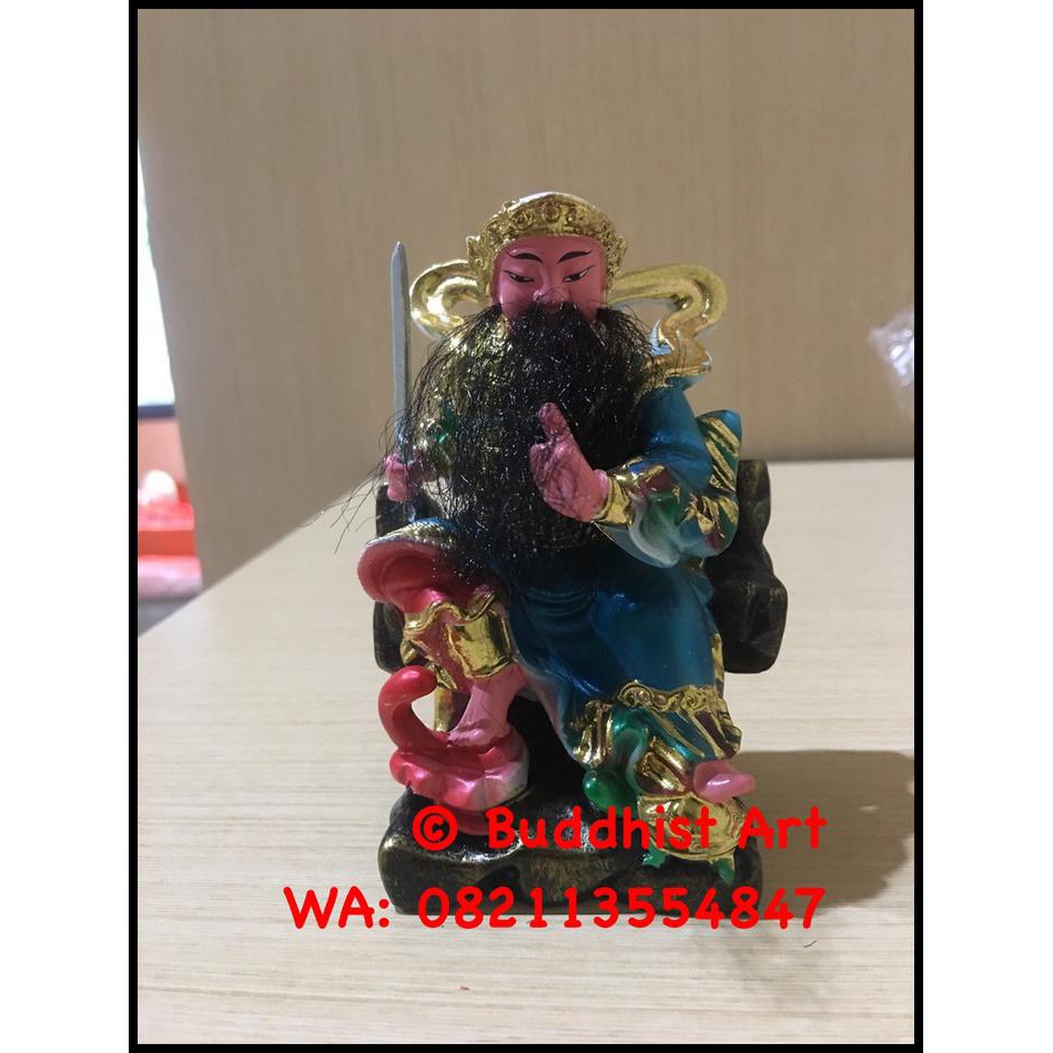 Patung Dewa Siong Te Kong Hian Thian Siong Te 4 Inch