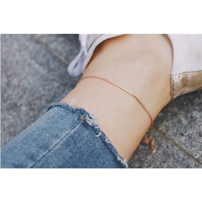 GG Gelang Kaki Simple Snake chain#GK-377