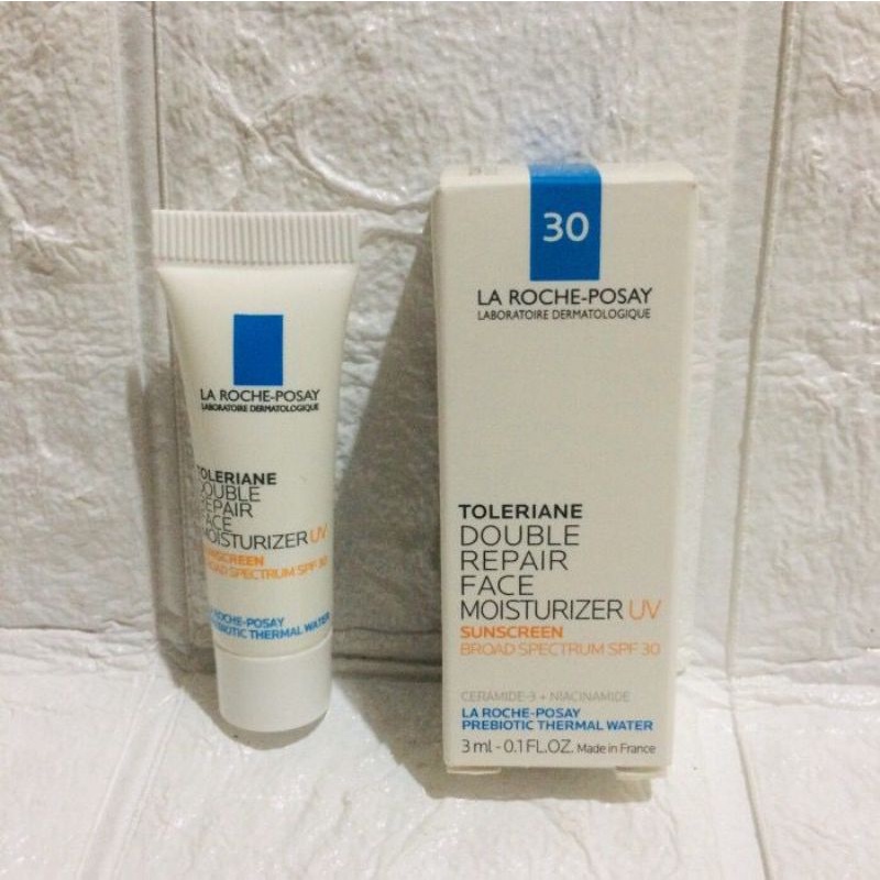 La Roche Posay Toleriane Double Face Moisturizer UV Sunscreen - 3ml