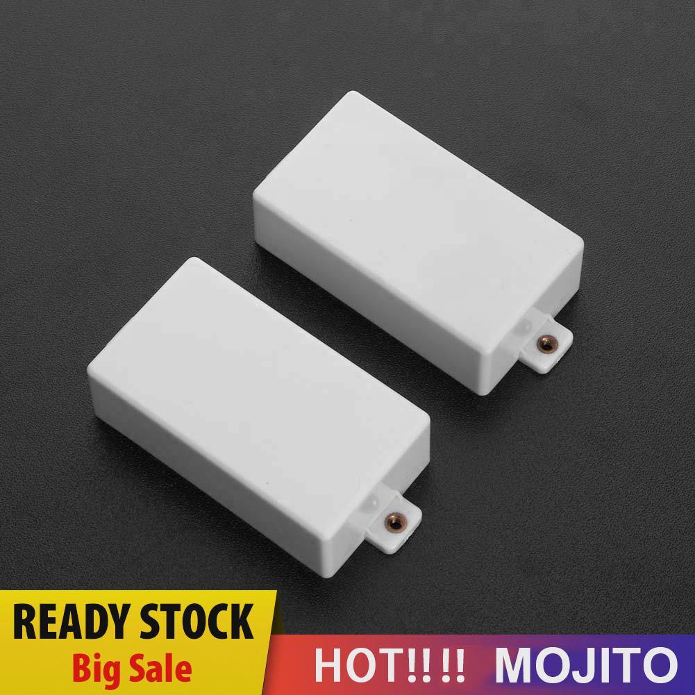 2pcs Cover Pickup Humbucker Coil Ganda Bahan Plastik Untuk Gitar