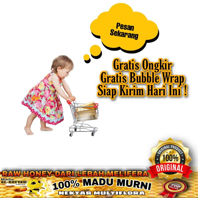 Madu Murni Raw Honey 500gr | Madu Asli  Madu Al rayyan