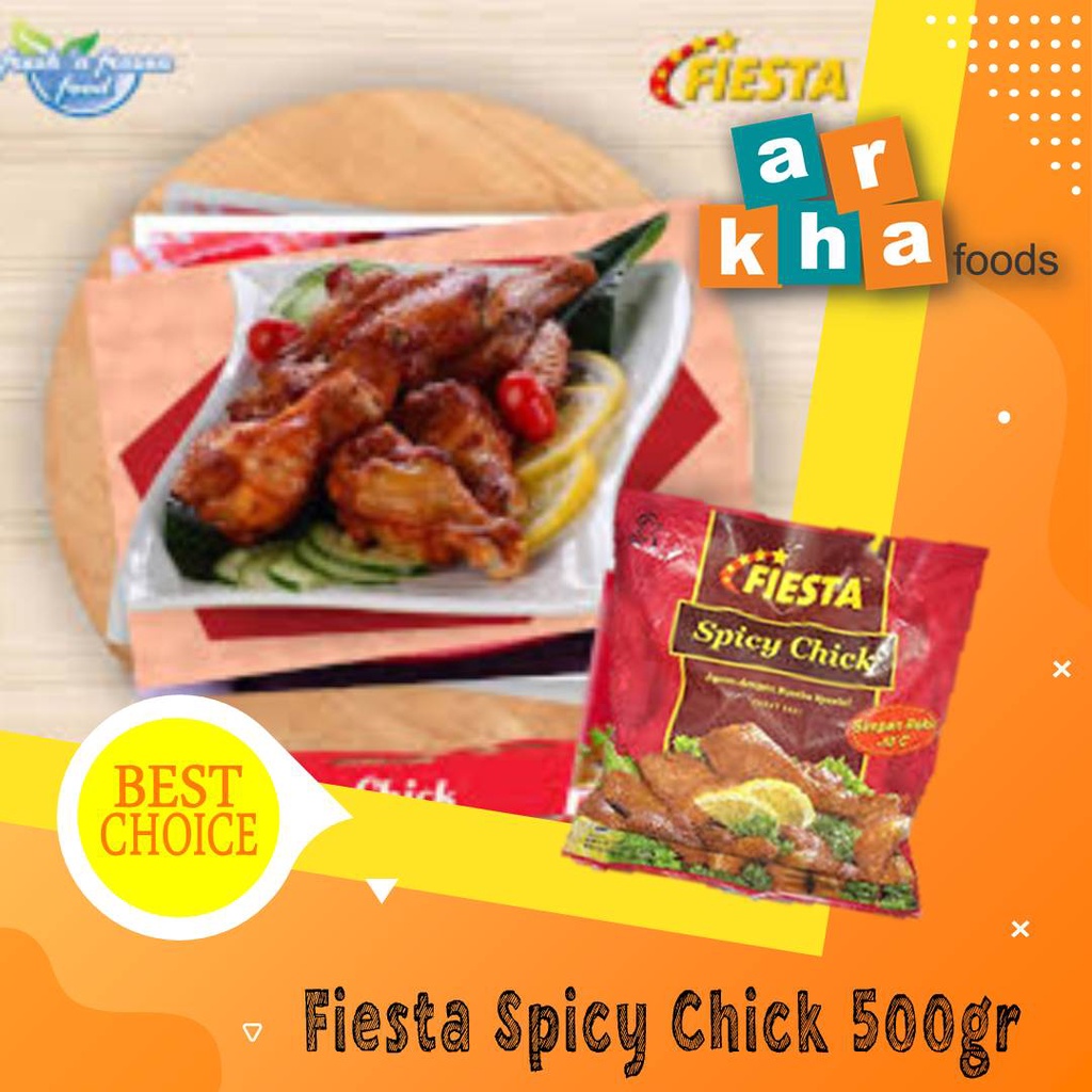 

Fiesta Spicy Chick 400gr Ayam dengan Bumbu Special