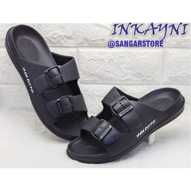 INKAYNI  Sandal Slop Pria/CowokJelly/Karet/Phylon