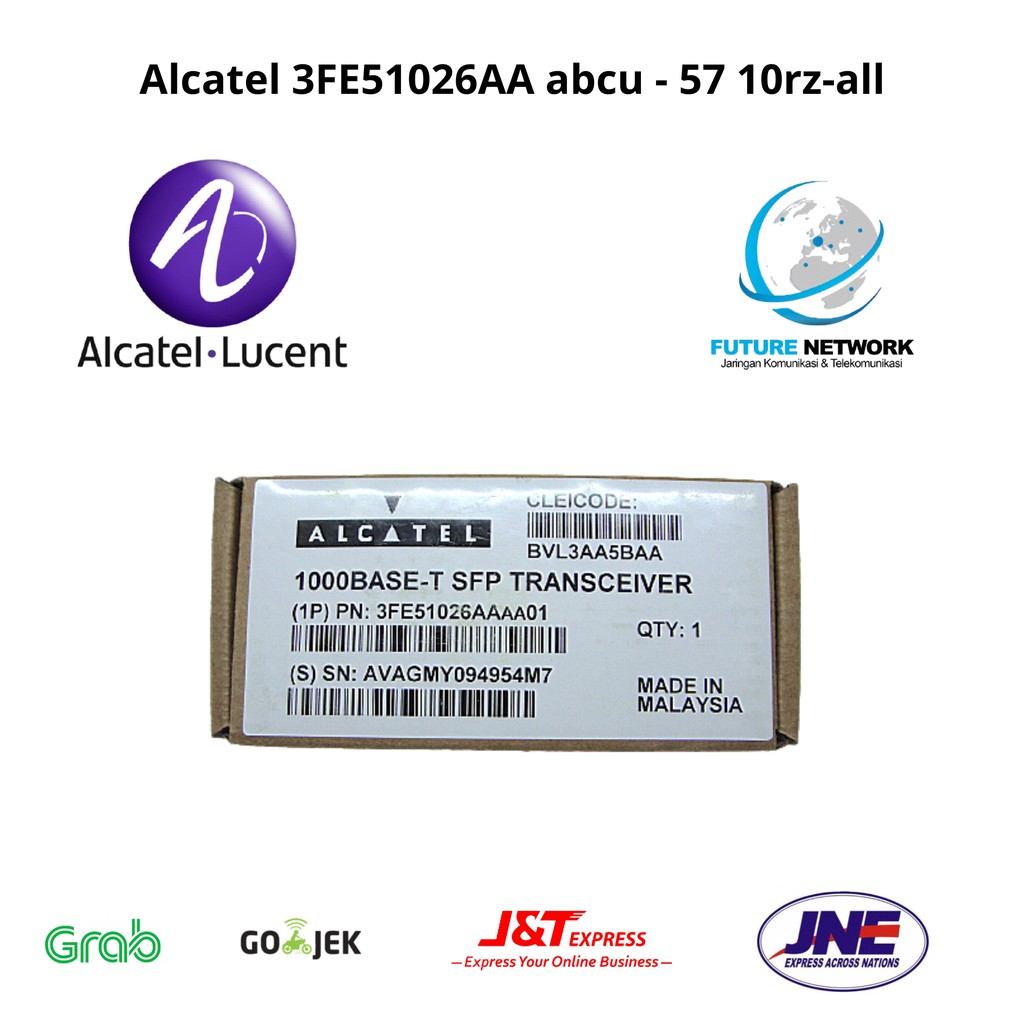 Alcatel 3FE5102AA abcu-57 10rz-all SFP TRANSCEIVER MODULE