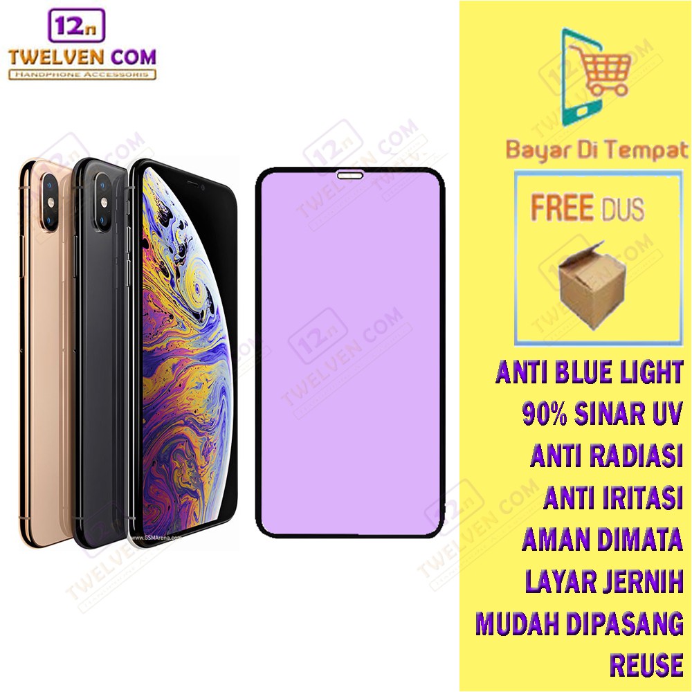 ANTI BLUE TEMPERED GLASS BLUE LIGHT iPhone X XS XR XS Max 11 / 11 Pro / 11 Pro Max / 12 / 12 Pro / 12 Pro Max / 13 / 13 Pro / 13 Pro Max