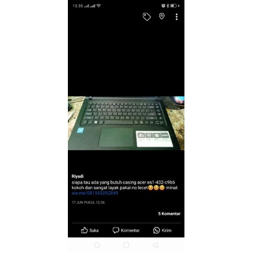 casing laptop acer