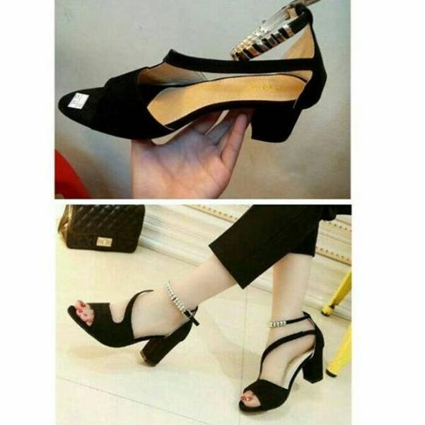 Hak Tahu Wanita YD40 / Sandal Hak Tahu Wanita Tali Lilit KT.01 [LAO.20Au22ᴰ]