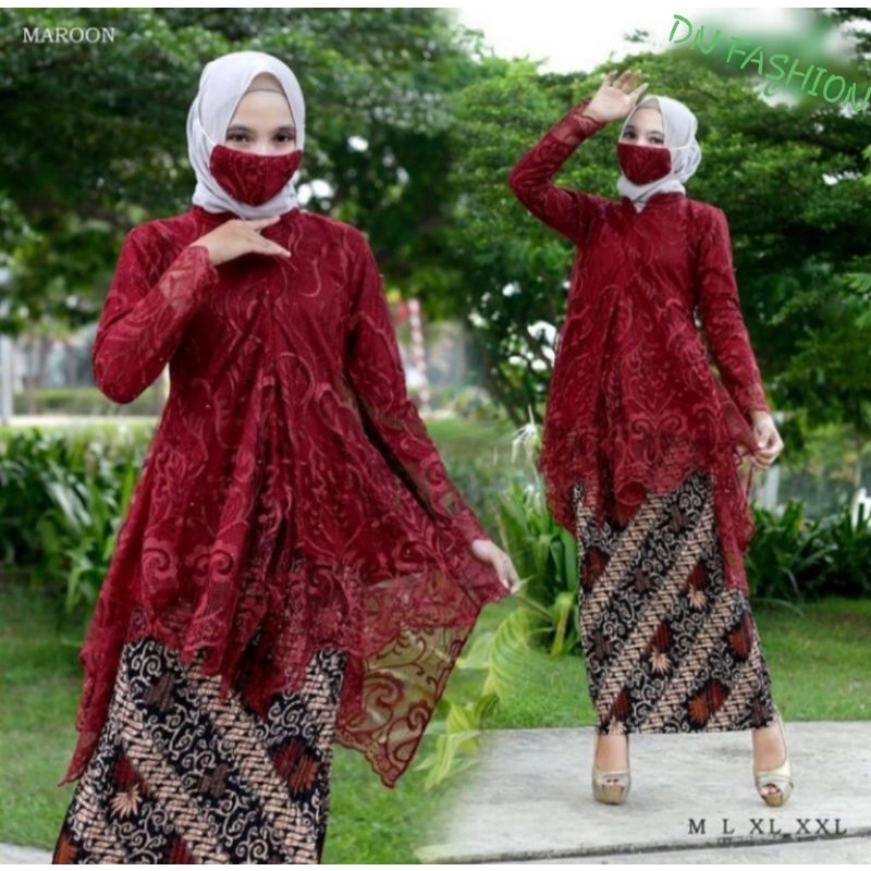 COD - KEBAYA MODERN - KEBAYA WISUDA - KEBAYA PESTA - KEBAYA AKAD - KEBAYA BRUKAT - KEBAYA TILLE - SETELAN KEBAYA - STELAN KEBAYA - KEBAYA - SETELAN AURORA - KEBAYA CANTIK - TERLARIS