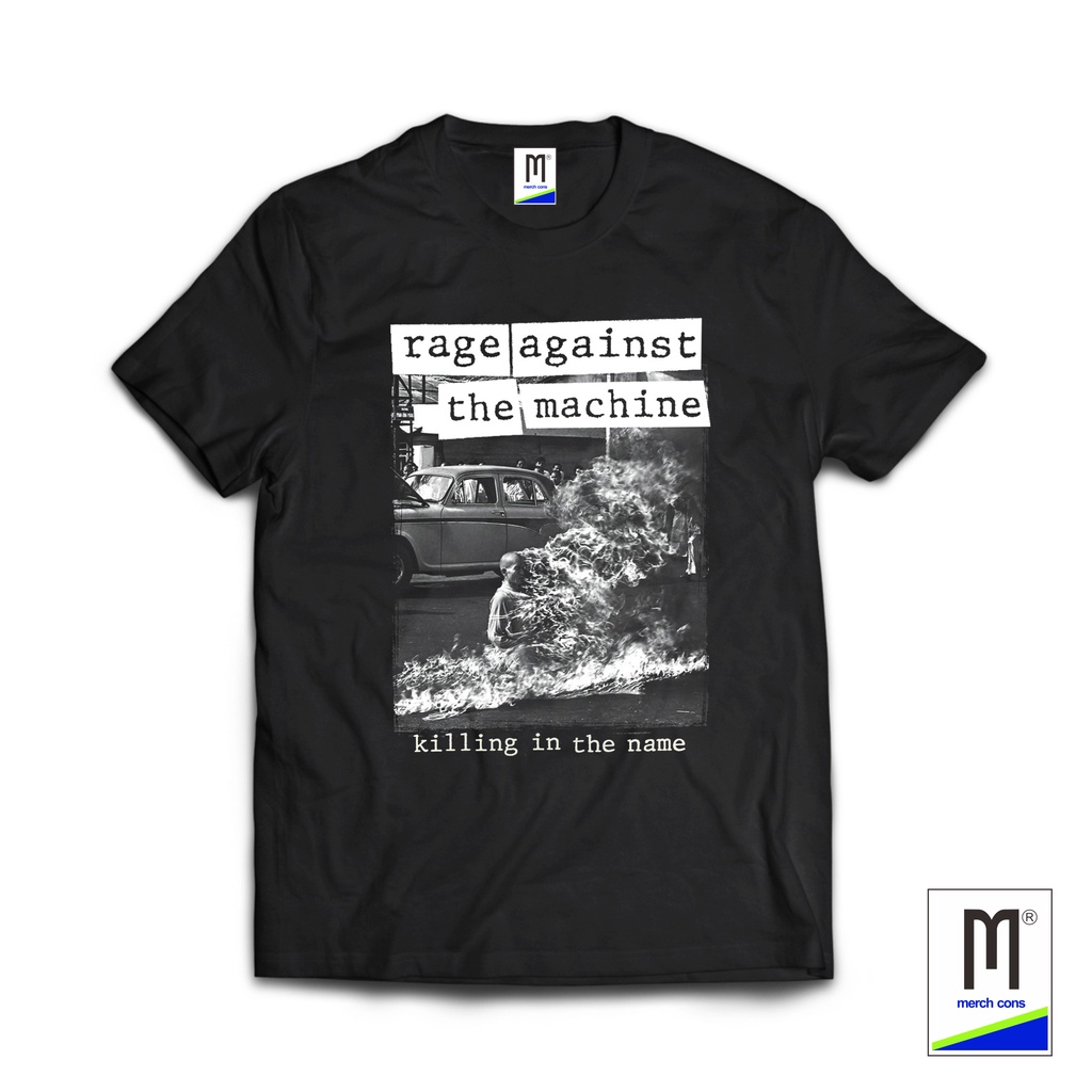 Baju pria kaos band | Kaos Band RATM Rage Against Original Tag Merchons