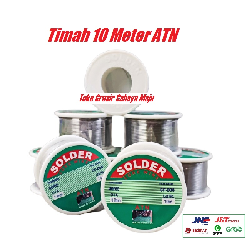 Timah Solder ATN 10m 10 Meter Grade 60/40