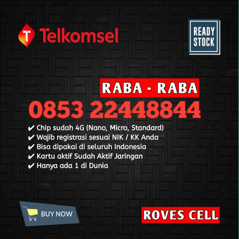 NOMOR CANTIK TELKOMSEL 4G LTE KARTU AS 0853 22448844 AABBCCDD AABBCCBB SERI RABA RRAABBAA