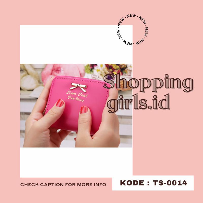 Dompet Wanita Import Premium Quality - Pink Fanta