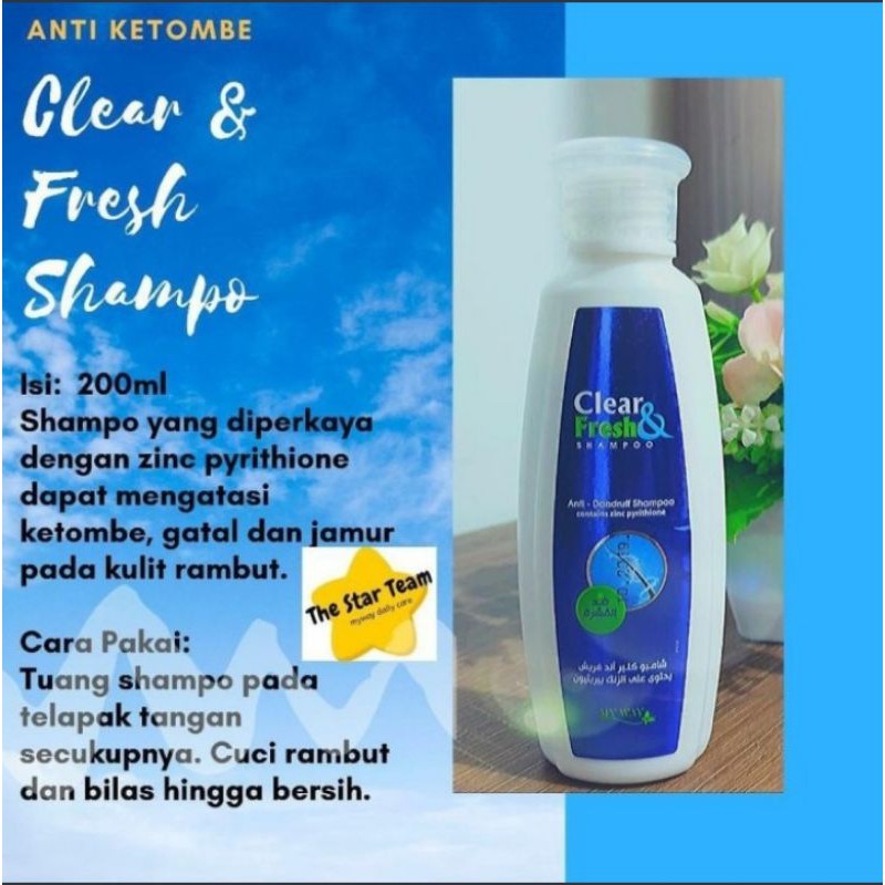 shampo clear fress my way anti ketombe ampuh buat ketombe