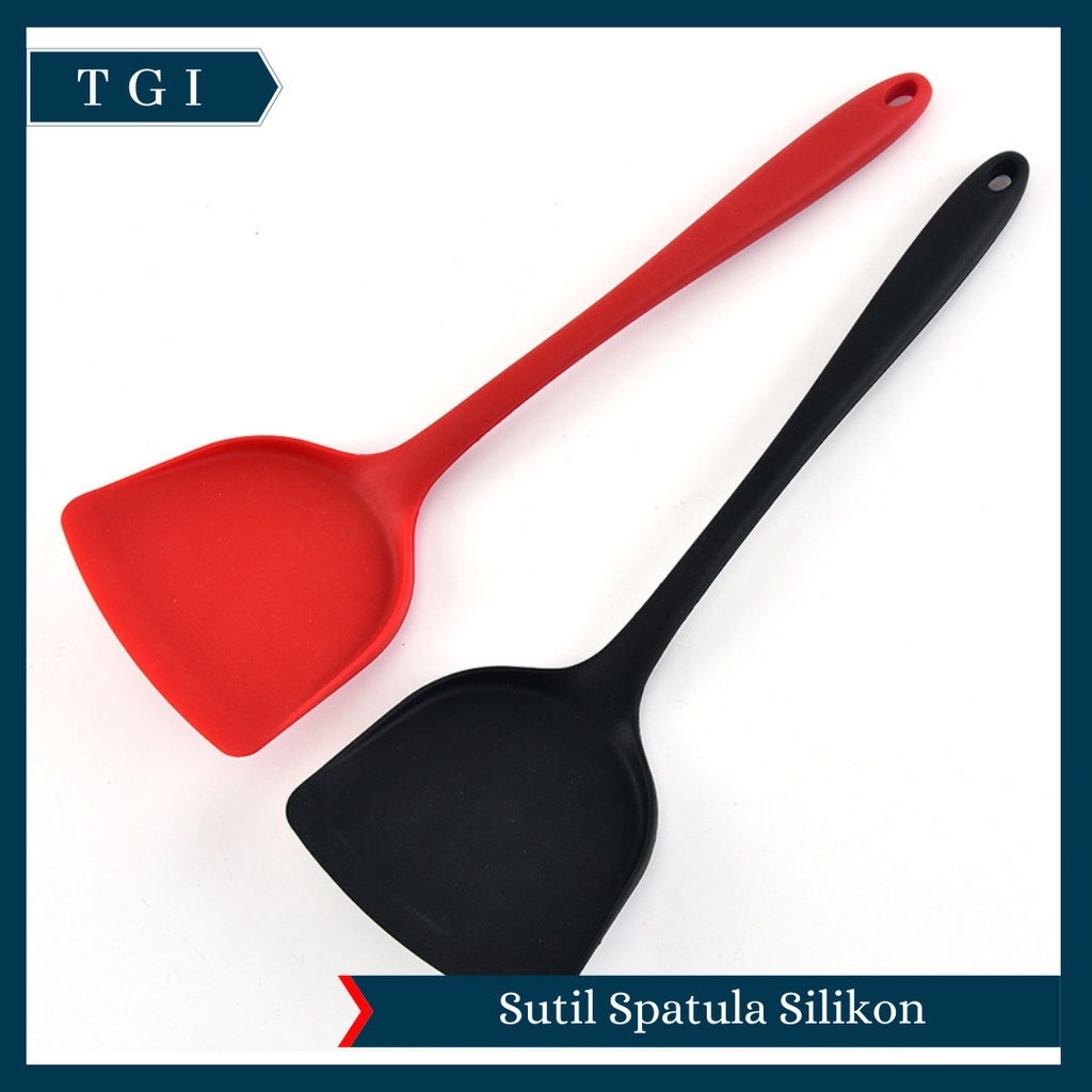 TGI - SILICONE UTENSIL SPATULA / SPATULA SILICON / UTENSILE TURNER / SUTIL SILIKON TAHAN PANAS