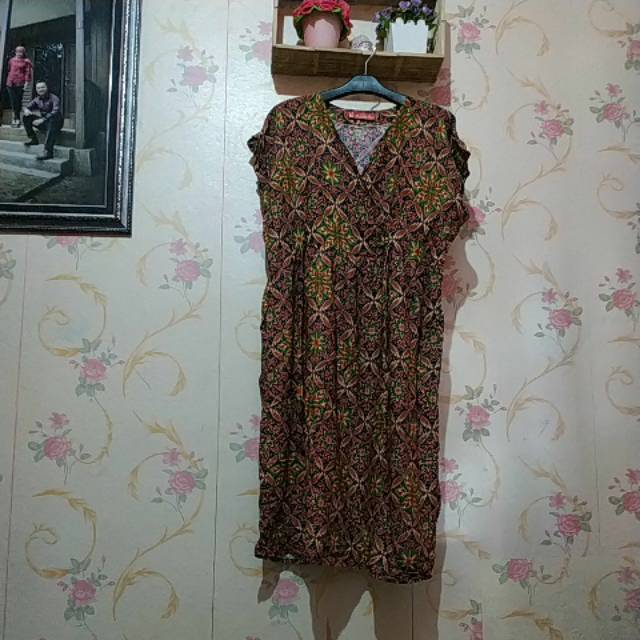Daster kekinian model kimono Kencana Ungu