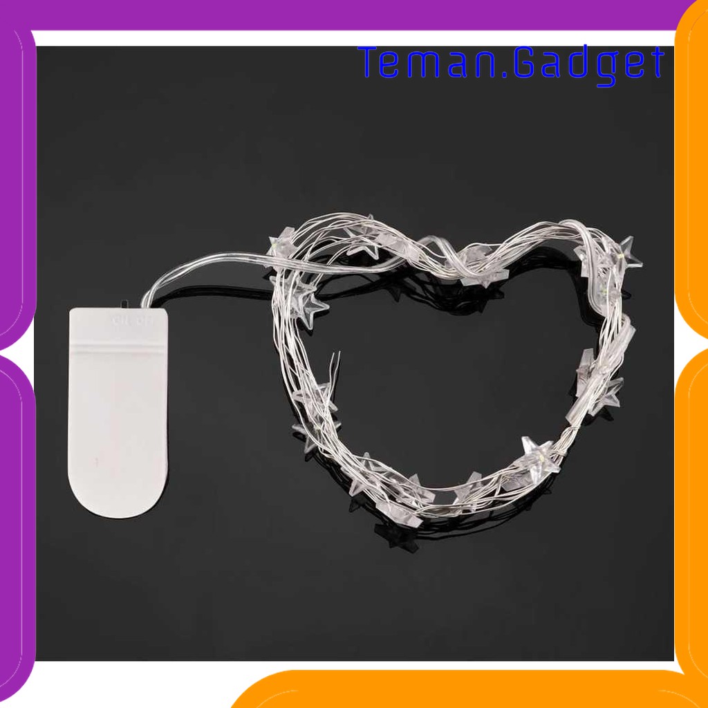 TG-DG067 DKG LAMPU HIAS DEKORASI BINTANG PENTAGRAM LIGHT BATTERY 20 LED - 2G11