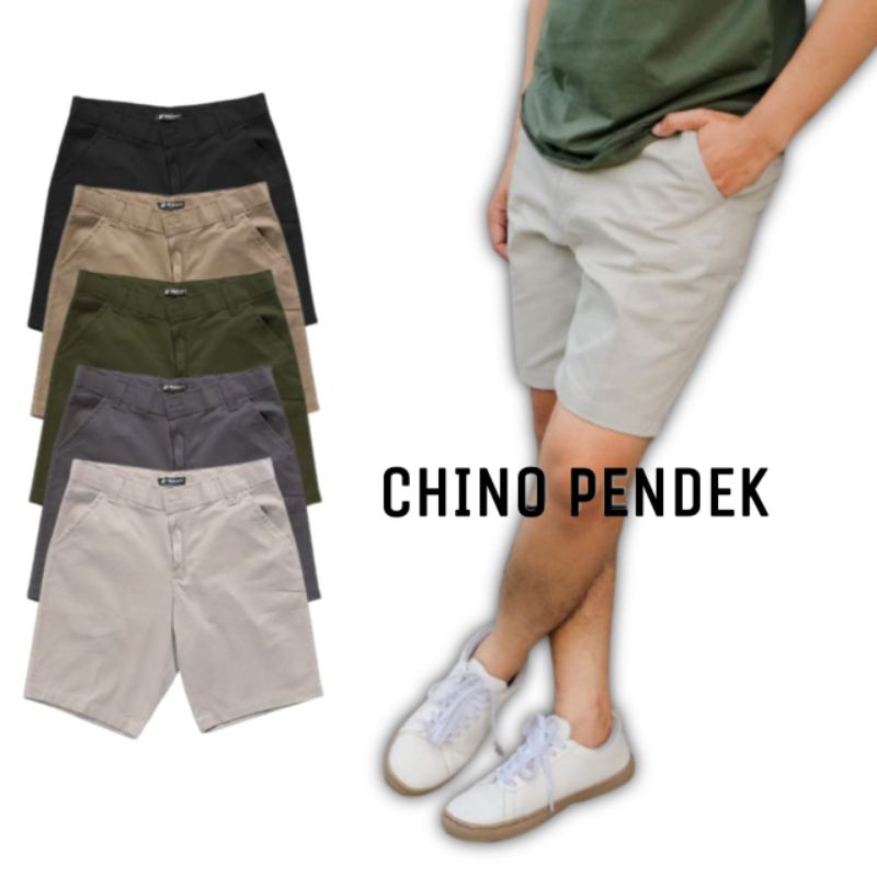 CELANA PENDEK CHINO | DISTRO | SURFING | JUMBO | PRIA BAHAN KATUN