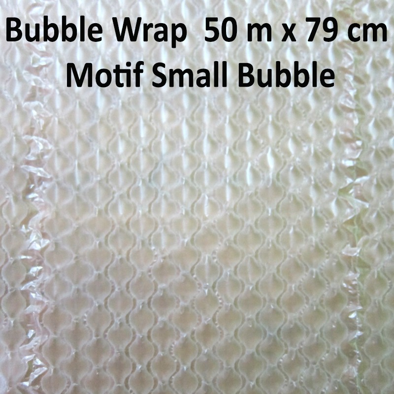 Bubble Wrap ukuran 50m x 79cm Motif Small Bubble