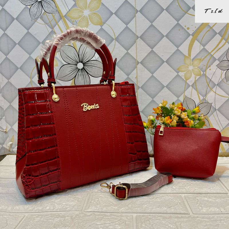 TAS PREMIUM WANITA BON CROCO CROBI FREE TALI PANJANG 6557