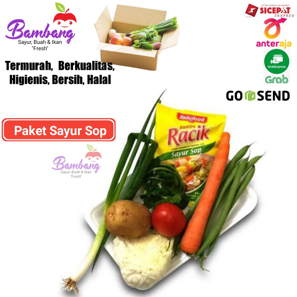 

paket sayur sop + bumbu racik