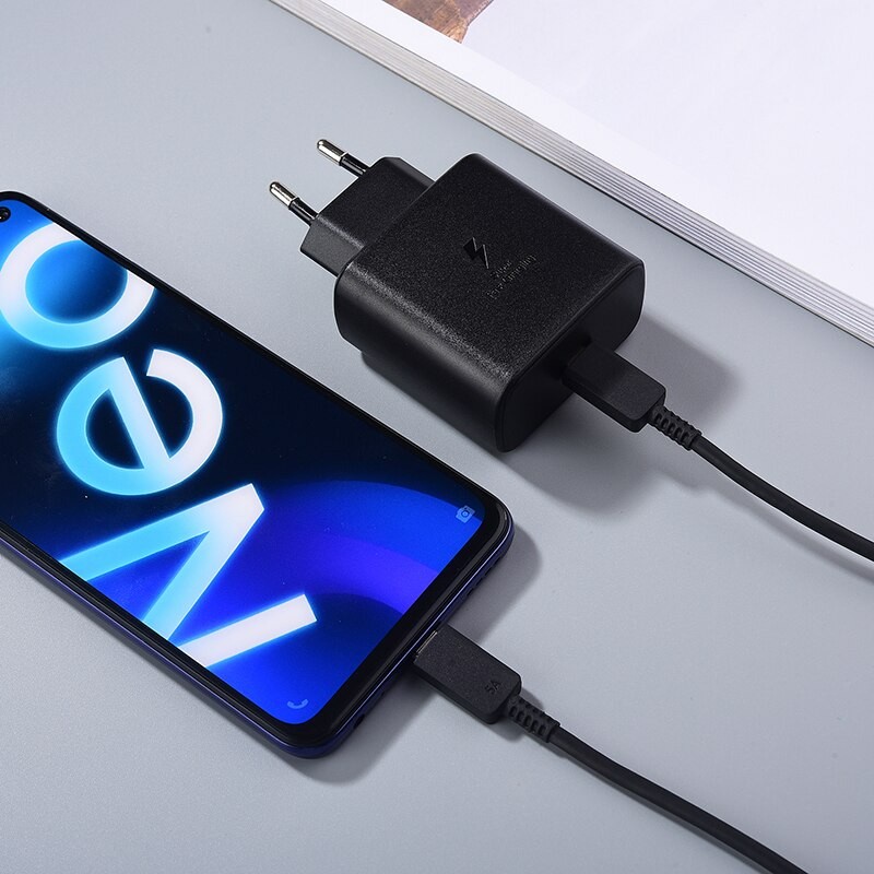 Original Samsung 45W PD USB C Charger Super Fast Charge Note20 S20 A10