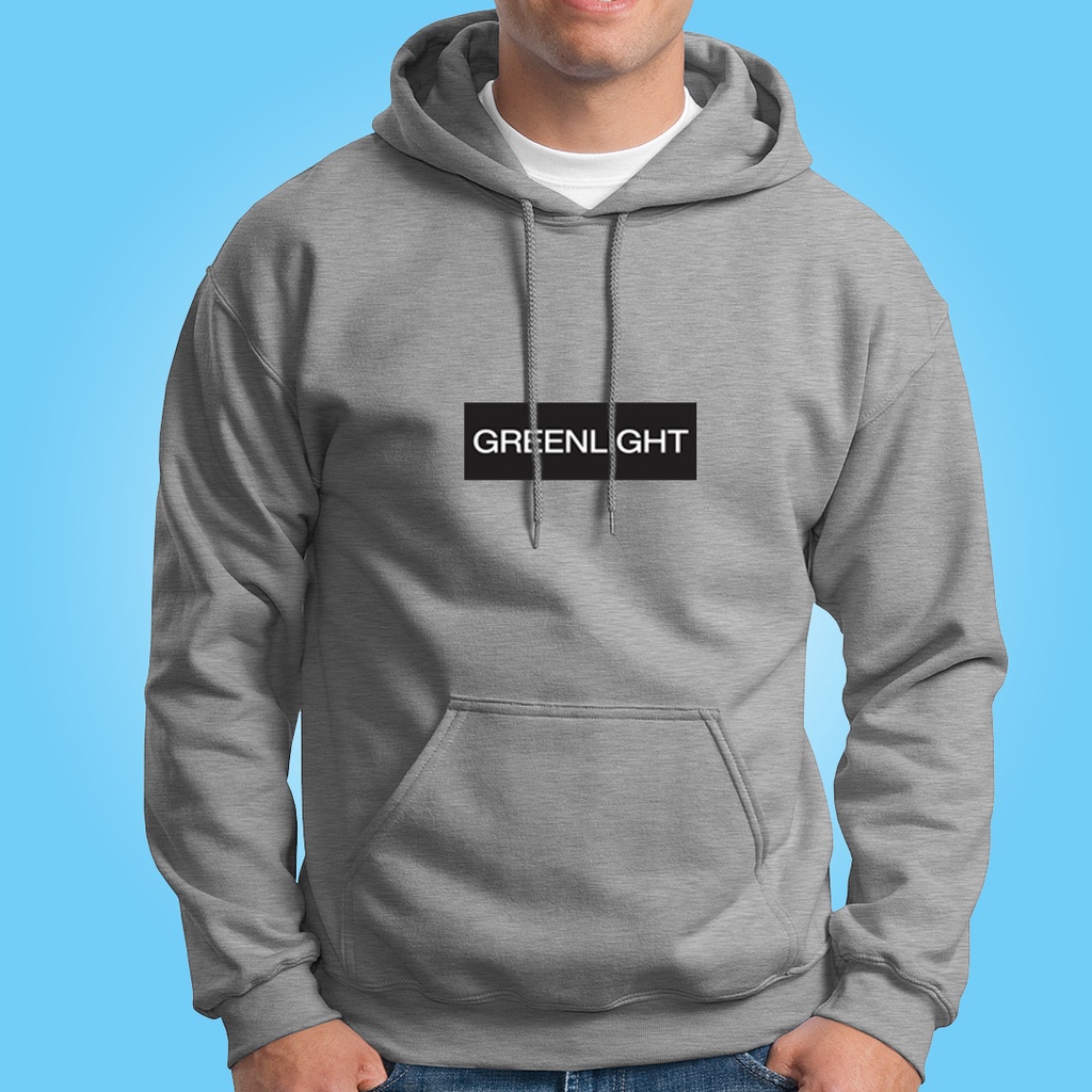 Sweater Hoodie Greenlight Bahan Cotton Fleece Tebal Unisex Size M L XL XXL