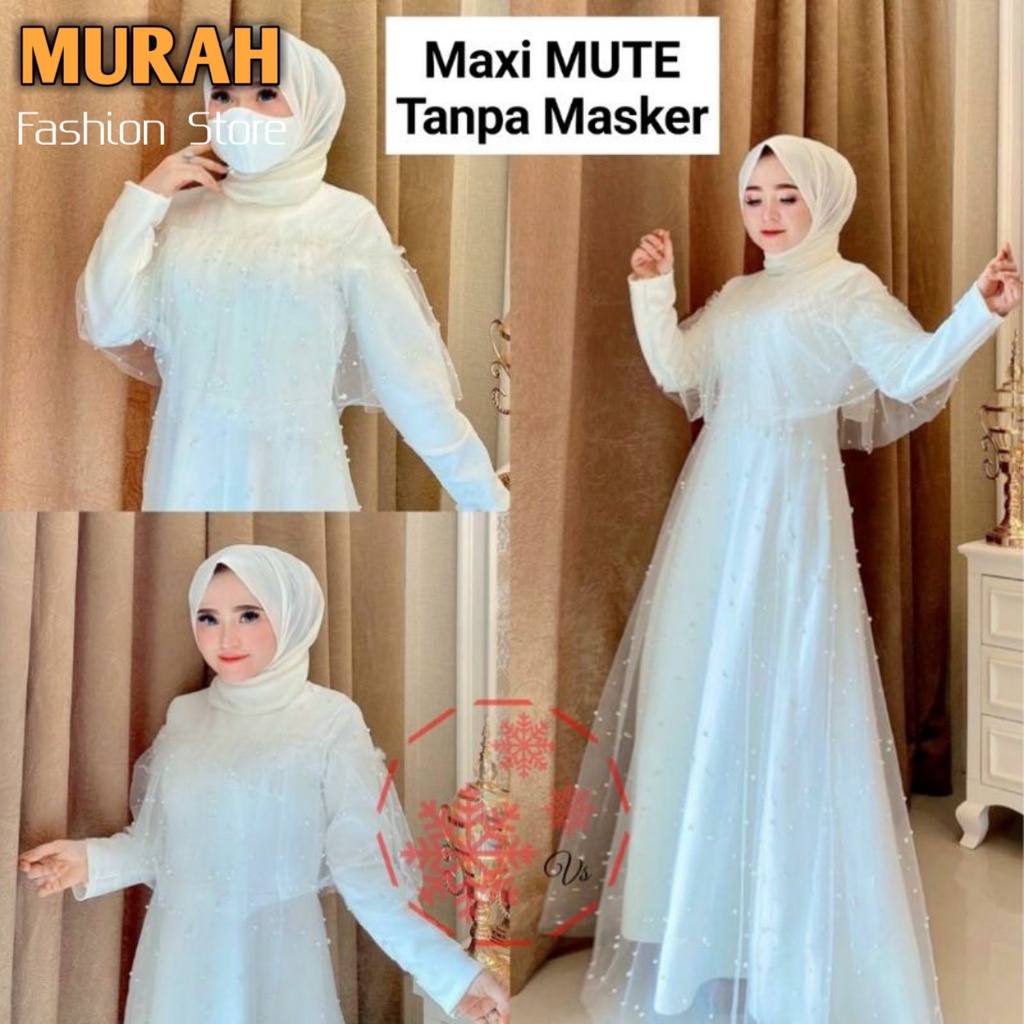 Busana Muslim Gamis Murah Gaun Pesta Muslimah Baju Pesta Wanita Kondangan Mewah Kekinian 2020 2021