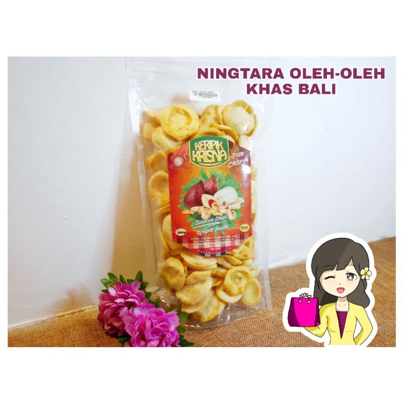 

KERIPIK KRISNA RASA SALAK ASLI KHAS BALI 200GR