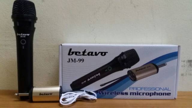 Mic murah batavo wireless JM99 usb charger.