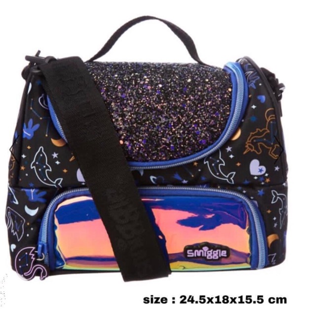 SMIGGLE Glitz Strap Double Lunch Bag