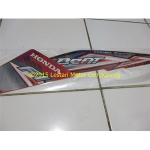 Lis Motor Honda Beat Fi 2013 Merah Hitam(99% Ori)