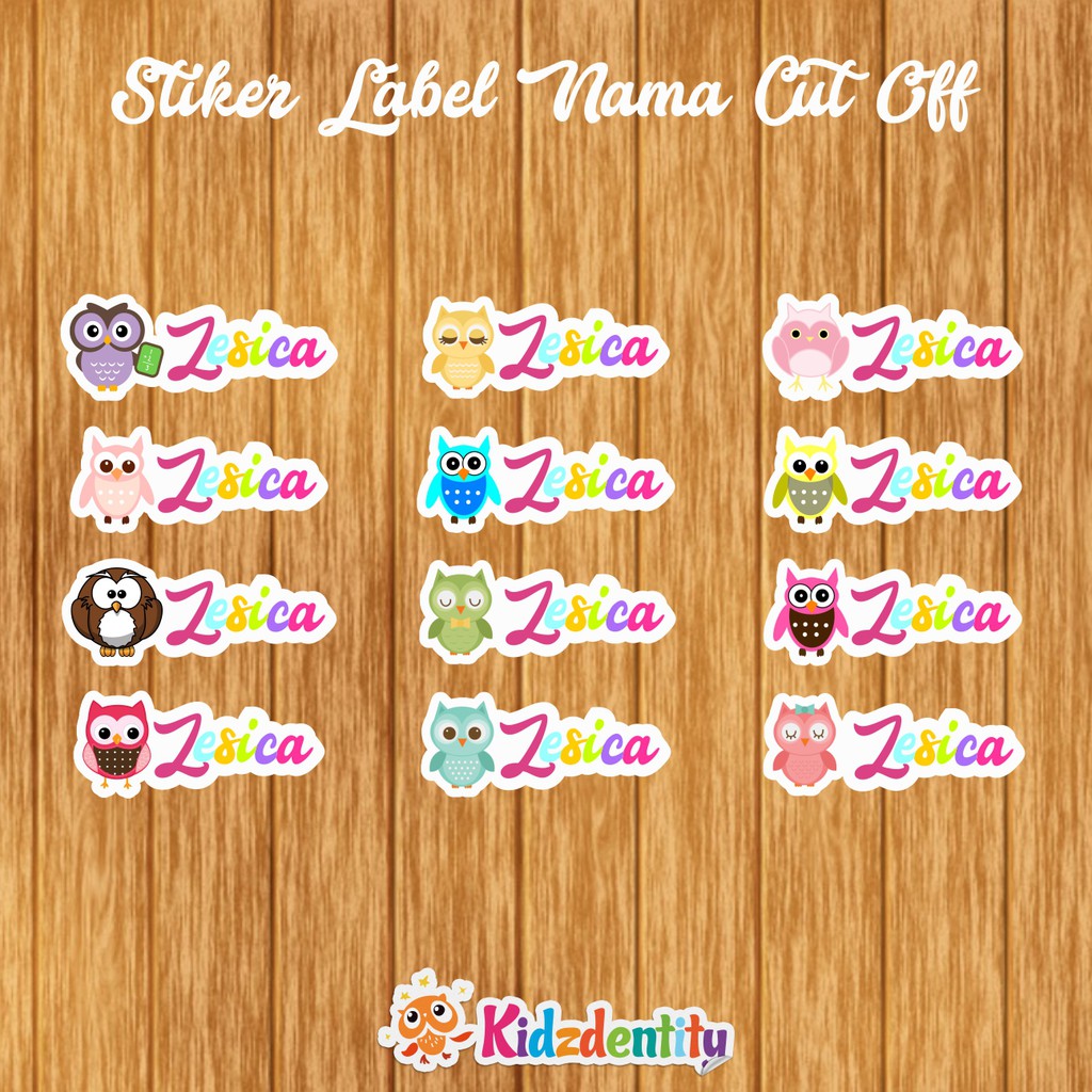 

STIKER NAMA CUT OFF OWL 2
